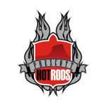 Prescott Hot Rods flame logo with white background